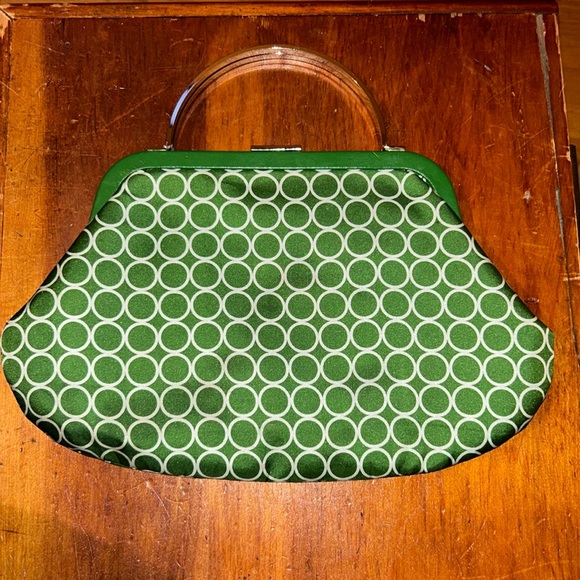 Banana Republic Printed Silk Top Handle Clutch - Picture 3 of 8